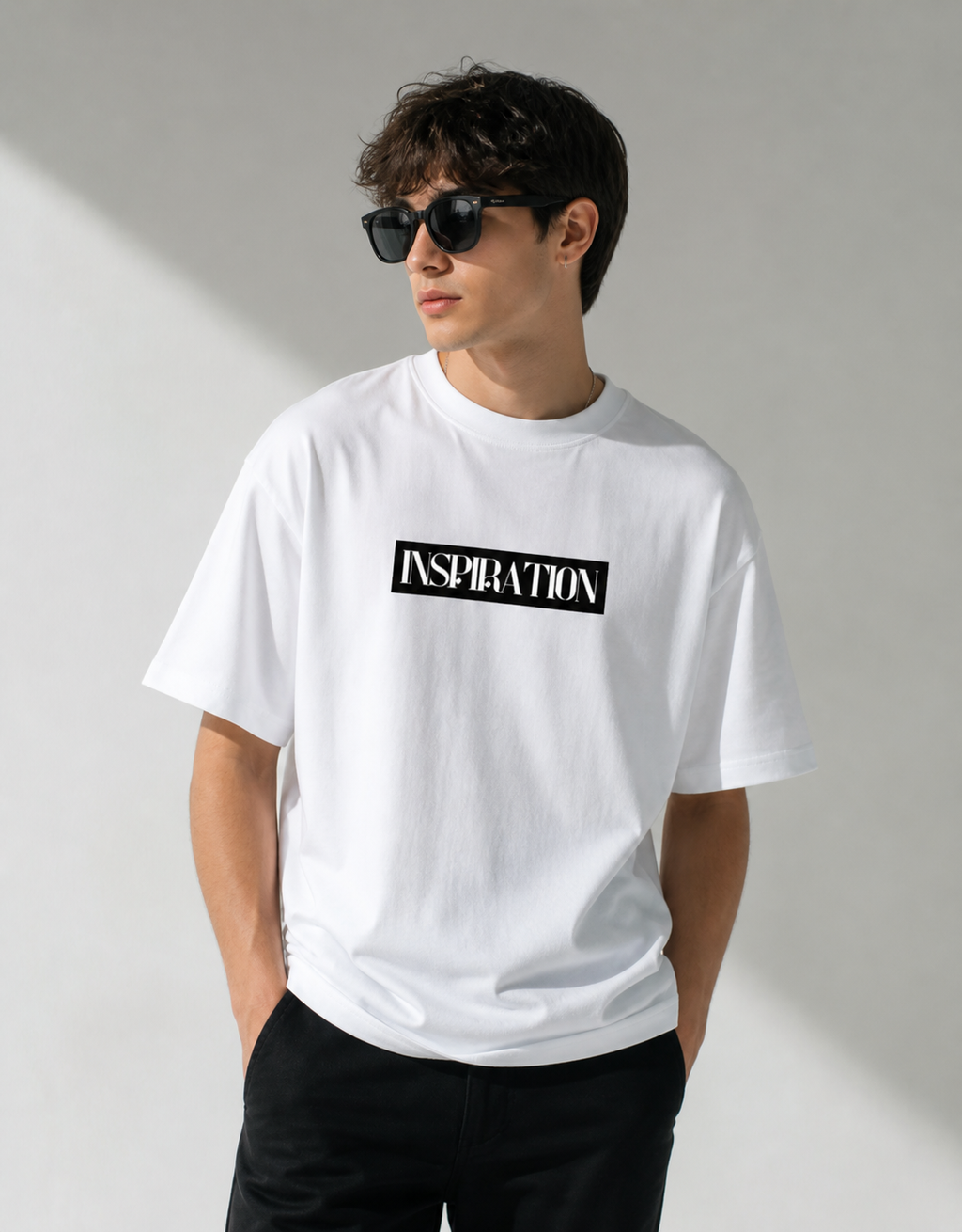 Vyom "INSPIRATION"Unisex Terry Oversized Tee