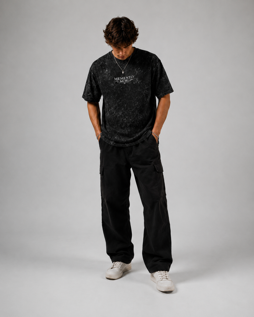 Unisex Acid Washed Oversized Tee