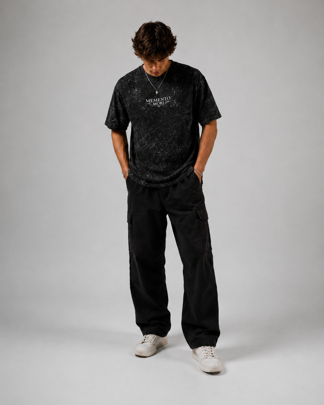 Unisex Acid Washed Oversized Tee