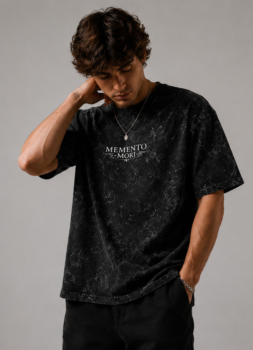 Unisex Acid Washed Oversized Tee