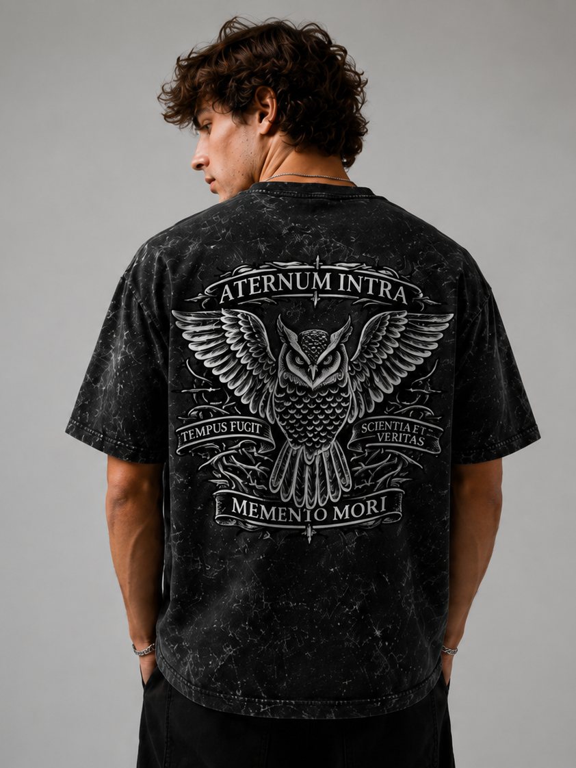 Unisex Acid Washed Oversized Tee